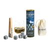 Coffret 6 pierres à Whisky en granit bleu de bretagne - Visuel 0